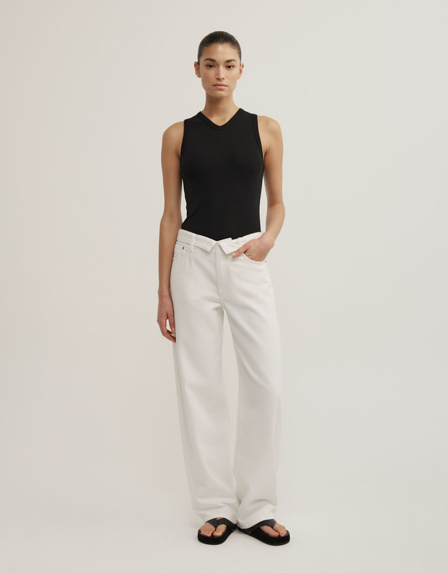 Witchery - Fold Waist Slouch Jeans