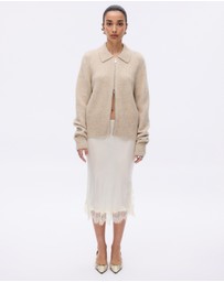Minima Esenciales - Joryn Alpaca Wool Zip Cardigan