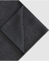 Politix - Silk Paisley Jacquard Pocket Square