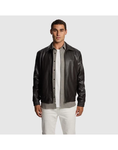 yd. - Scotty Faux Leather Jacket