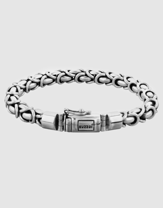 Kuzzoi - ICONIC EXCLUSIVE - Classic Byzantine Chain Bracelet in 925 Sterling Silver