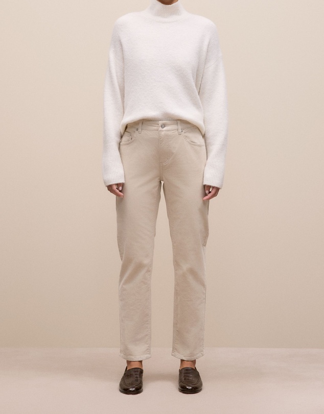 Trenery - Cord Five Pocket Boyfriend Pant in Fawn