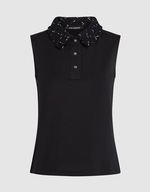 Karl Lagerfeld - Boucle Detail Polo Shirt