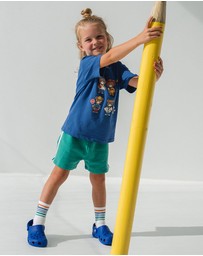Huxbaby - Heritage Green Sports Shorts - Babies-Kids