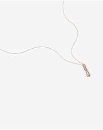 Michael Hill - 0.07 Carat TW Diamond Knots Pendant in 10kt Yellow Gold