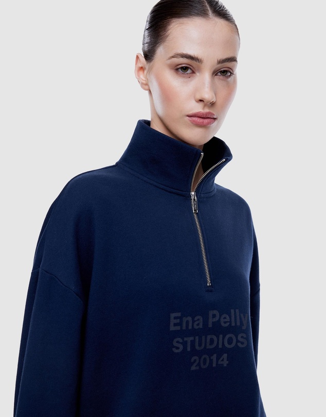 ENA PELLY - Kenzie Quarter-Zip Jumper