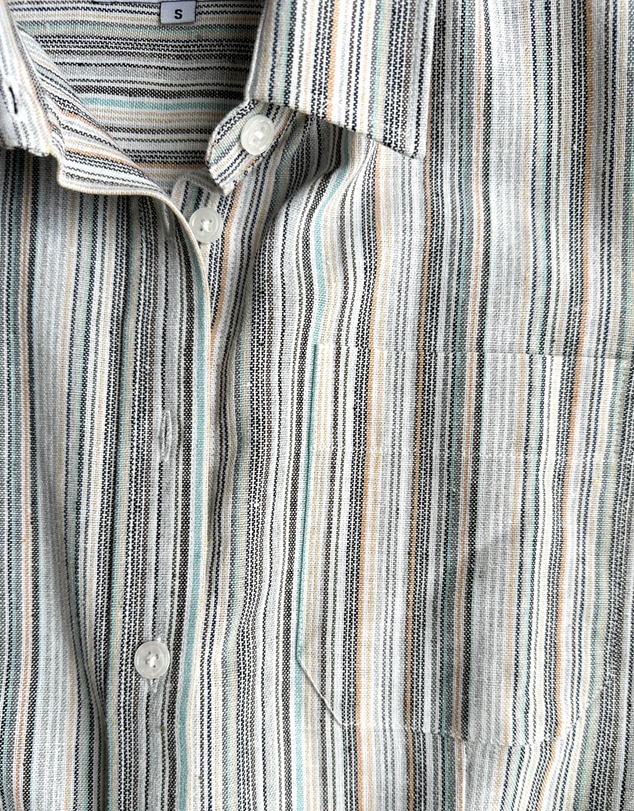 CAMIXA - IRIS Stripes Linen Shirt
