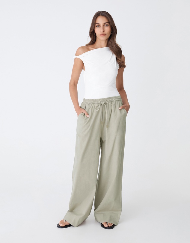 Forcast - Bronte Cotton Drawstring Pants