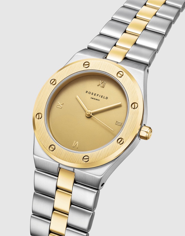 Rosefield - Rose Matte Duotone Gold Silver Bracelet Watch