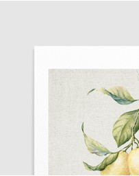 Olive et Oriel - Lemons on Linen II