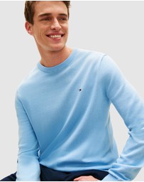 Tommy Hilfiger - Flag Embroidery Crew Neck Jumper