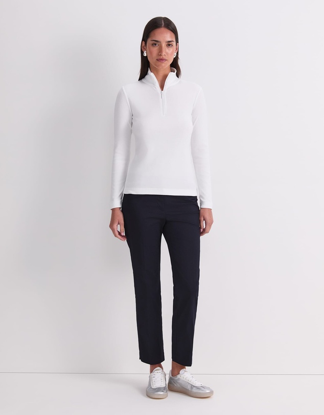 Sportscraft - Lucy Zip Funnel Neck Top