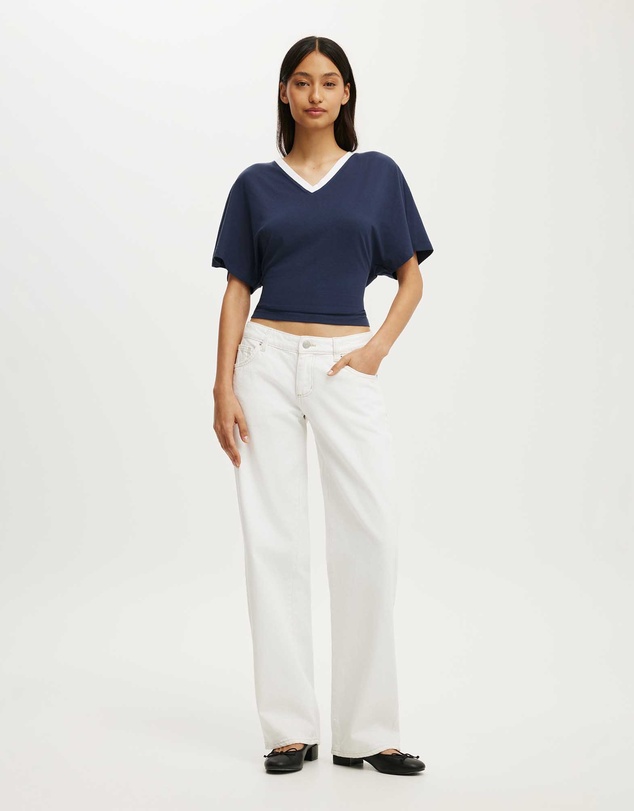 Cotton On - Blair Batwing V Neck