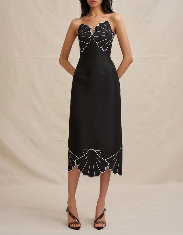 BY JOHNNY. - Kimora Shell Strapless Midi Dress