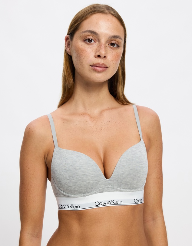 Calvin Klein - Icon Cotton Modal Push-Up Plunge Bra