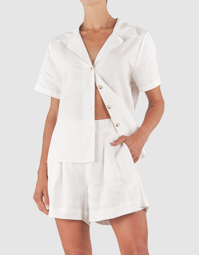 Amelius - Cancun Linen Bowling Shirt