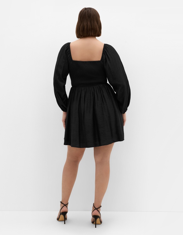 City Chic - Abbie Long Sleeve Mini Dress