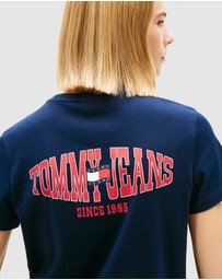 Tommy Jeans - Regular Wavy Flag Shortsleeve Tee