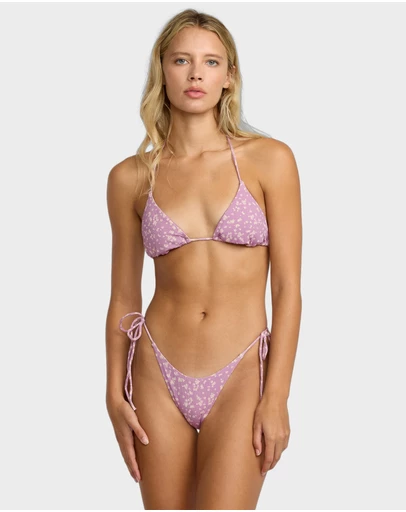 RVCA - Womens Grow Toget Tie Bikini Bottom