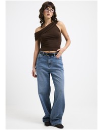 Subtitled - Alexa Mid Rise Relaxed Denim Jeans