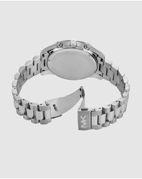 Michael Kors - Lexington Silver Tone Chronograph Watch