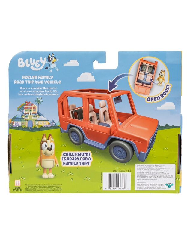 Bluey - S11 Heeler Family Road Trip 4Wd Vehicle