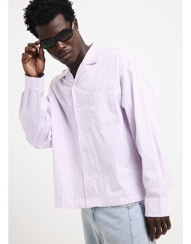 Arvust - Box Striped Long Sleeve Shirt