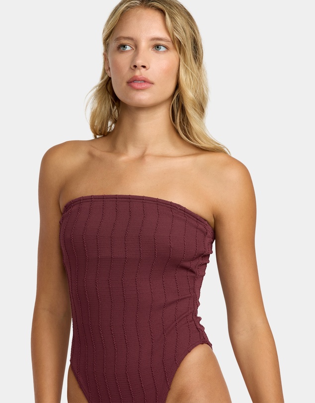 RVCA - Womens Chevy Grooves One Piece Swimsuit