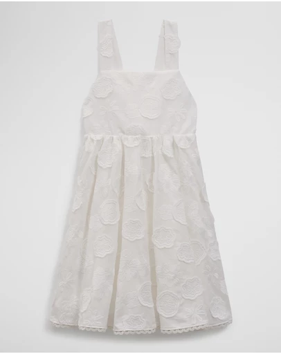Country Road - Sleeveless Broderie Dress