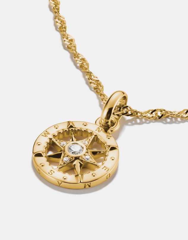 THOMAS SABO - THOMAS SABO Connect Charm compass Gold