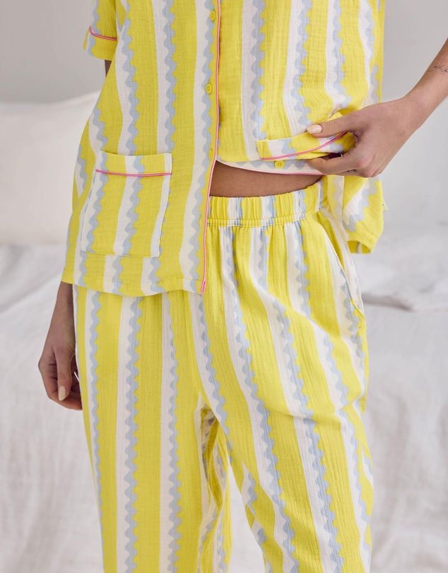 Chelsea Peers - Stripe Long Pyjama Set
