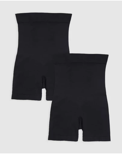 Ambra - 2 Pack Powerlite Hi Waisted Shortie