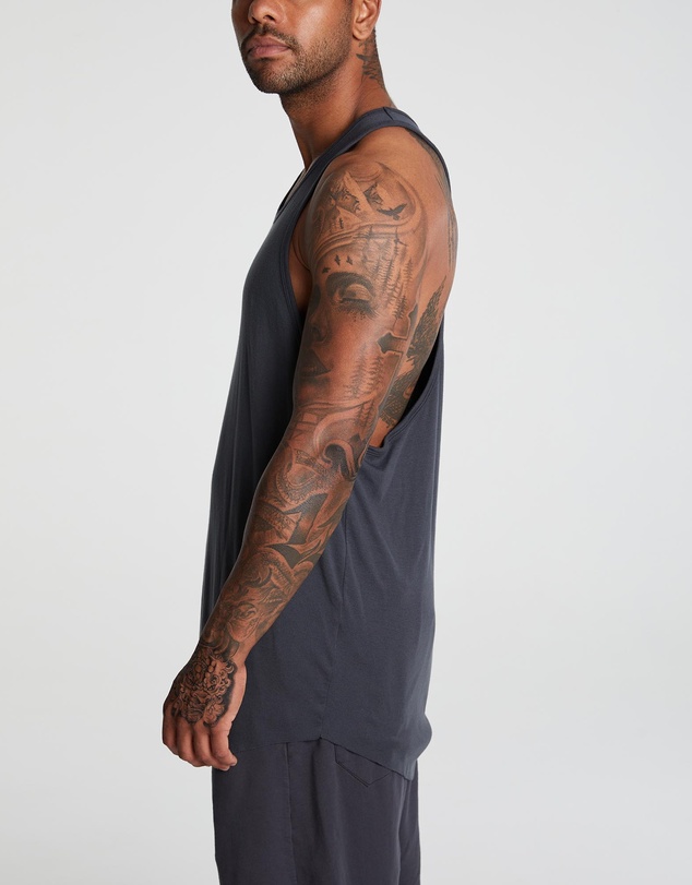 Surrounded By Ghosts - The Lawsonite Rib Knit Singlet
