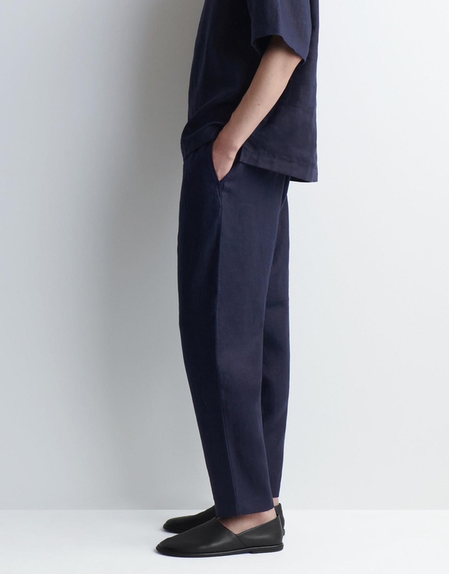 COS - Elasticated Linen Regular-Fit Tapered Trousers