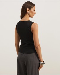 Atmos&Here - Jersey Scoop Neck Tank