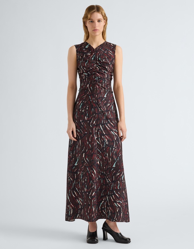 Proenza Schouler White Label - Clem Dress In Printed Soft Twill