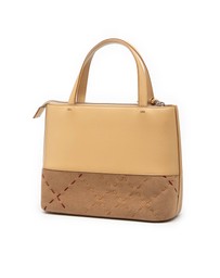 Pre-Loved by Azura Reborn - Pre-Loved Leather and Suede Stitch Tote