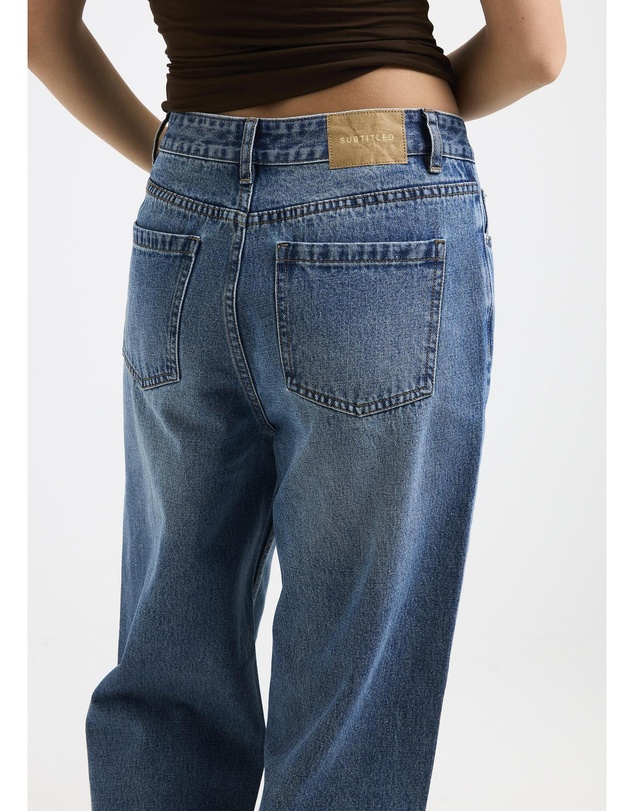 Subtitled - Alexa Mid Rise Relaxed Denim Jeans