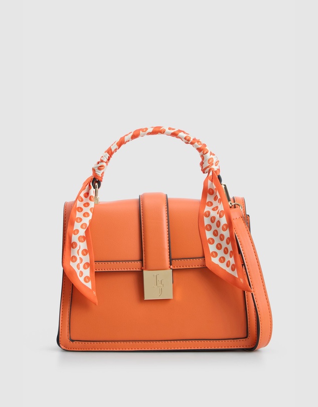 Laura Jones - Scarf Top Handle Bag