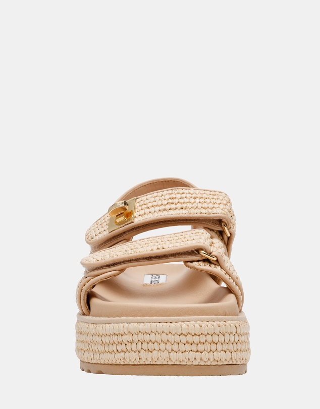 Steve Madden - Bigmona Natural Raffia Sandals