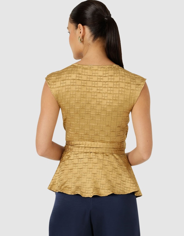 SACHA DRAKE - Sylvia Top In Gold