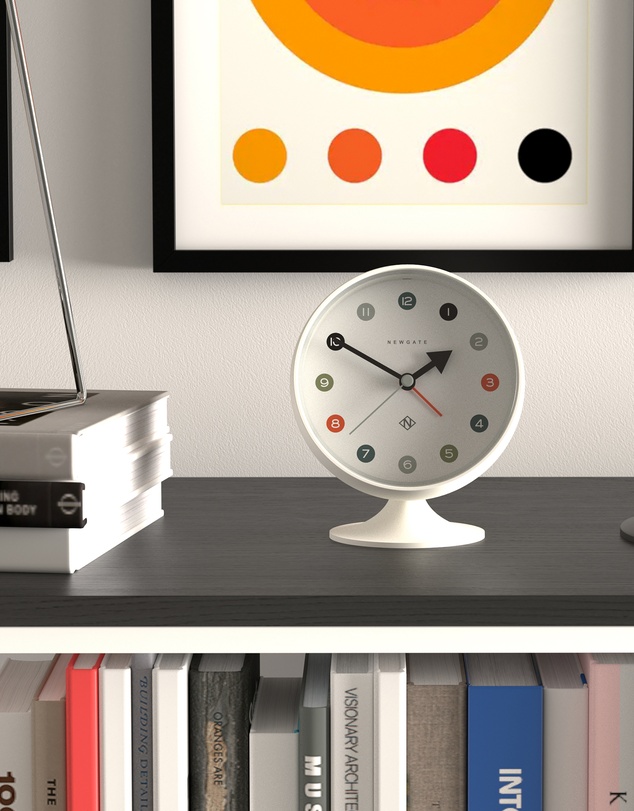 Newgate - Newgate Spheric Alarm Clock White