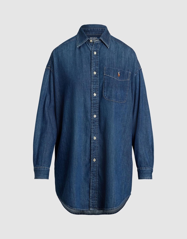 Polo Ralph Lauren - Oversize Fit Denim Shirt - The ICONIC Exclusive