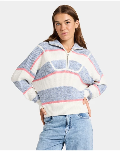 Roxy - Womens Carver Half Zip Cardigan