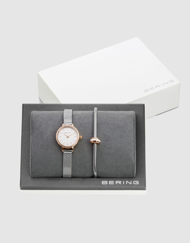Bering - Classic 22mm Stainless Steel Watch with Bracelet