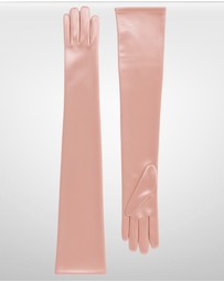 DENTS - Long Above-Elbow Satin Gloves