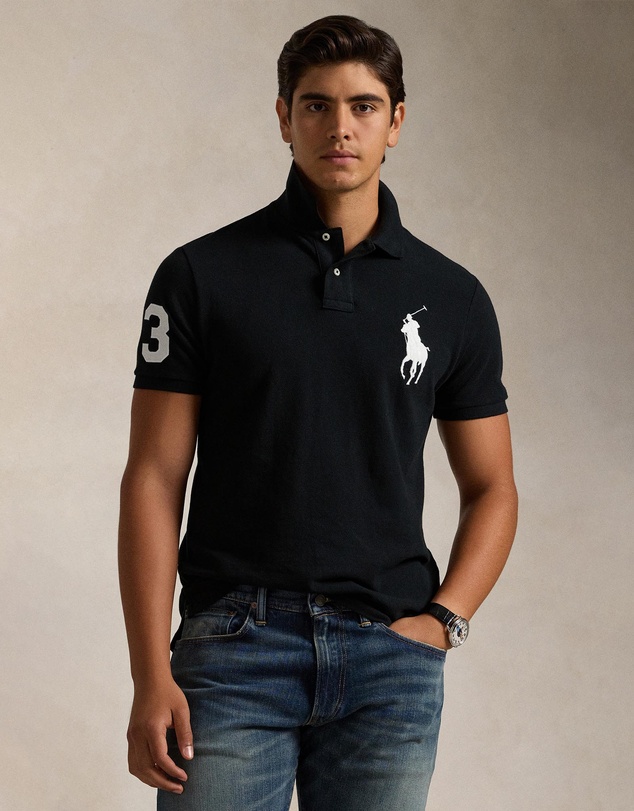 Polo Ralph Lauren - ICONIC EXCLUSIVE - Custom Slim Fit Big Pony Mesh Polo Shirt