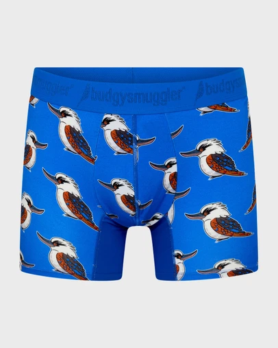 Budgy Smuggler - Men's Underwear Trunks in Blue Kookaburra