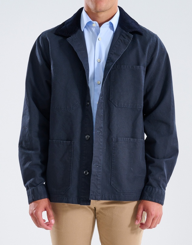 3 Wise Men - 3 Wise Men Chore Jacket - Navy