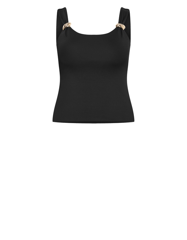 City Chic - Arami Strap Detail Top